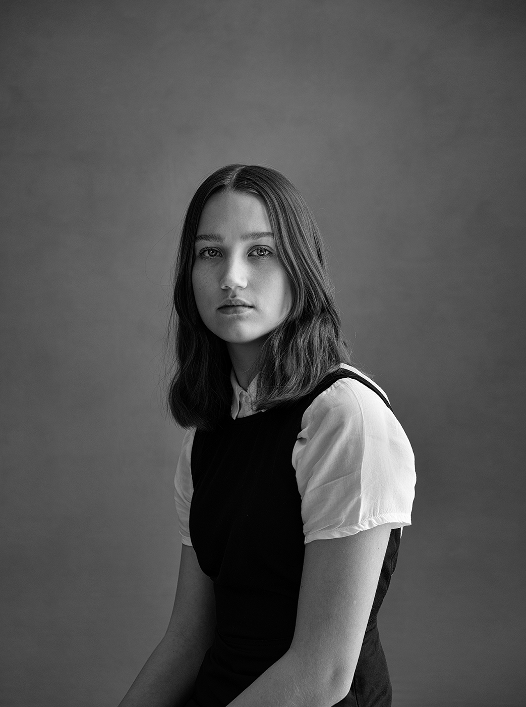 portret, portrait, black&white, portrait of Merle, Susanne Middelberg